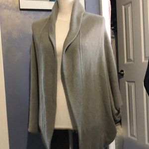 EUC cocoon sweater wrap. No buttons, belt or zipper
